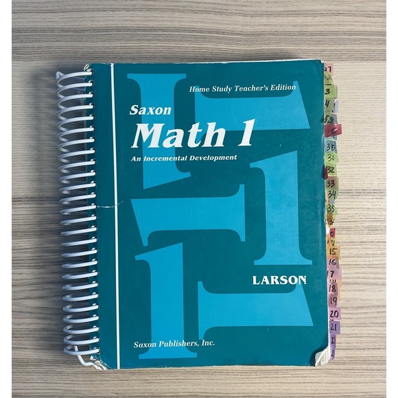 Other - Saxon Math 1 Home Study Teacher's Edition Guide Homeschool Curriculum Larson
